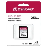 Карта памяти Transcend SDXC340S, 256ГБ, Black 2