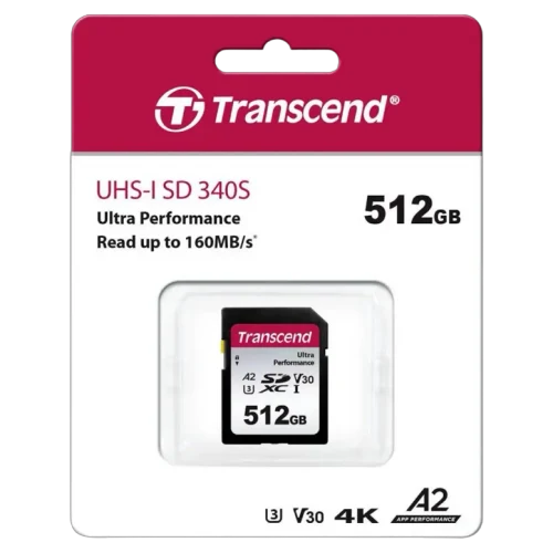 Card de memorie Transcend SDC340S, 512GB, Black