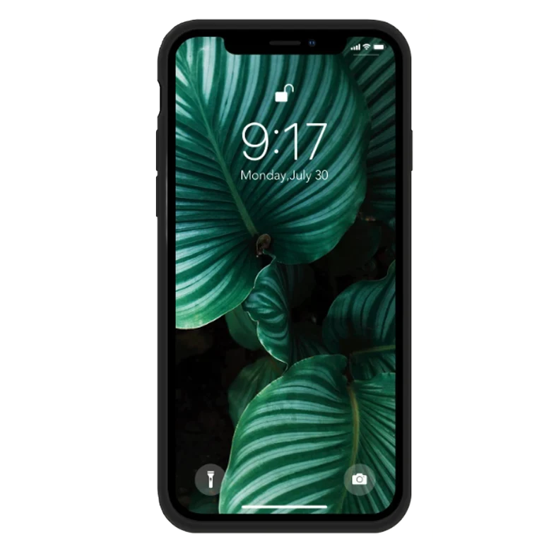 Silicon case for iPhone X/XS Black 2