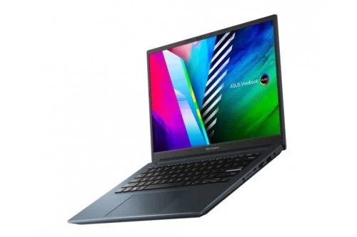 Ноутбук 14" ASUS Vivobook Pro 14 OLED M3401QA, Quiet Blue, AMD Ryzen 5 5600H, 8Гб/256Гб, Без ОС