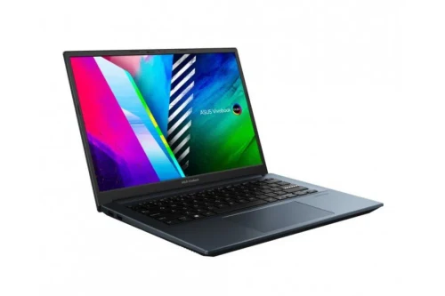 Ноутбук 14" ASUS Vivobook Pro 14 OLED M3401QA, Quiet Blue, AMD Ryzen 5 5600H, 8Гб/256Гб, Без ОС
