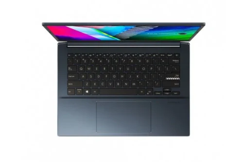 Ноутбук 14" ASUS Vivobook Pro 14 OLED M3401QA, Quiet Blue, AMD Ryzen 5 5600H, 8Гб/256Гб, Без ОС