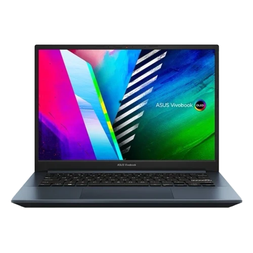 Ноутбук 14" ASUS Vivobook Pro 14 OLED M3401QA, Quiet Blue, AMD Ryzen 5 5600H, 8Гб/256Гб, Без ОС