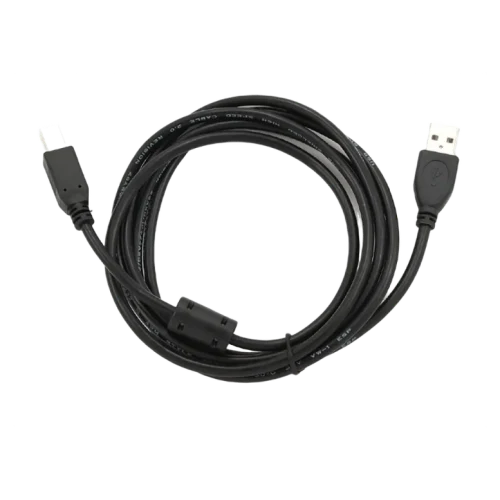 Cable USB, AM/BM,   1.5 m,  Retail pack, Cablexpert, Black, CCFB-USB2-AMBM-1.5M