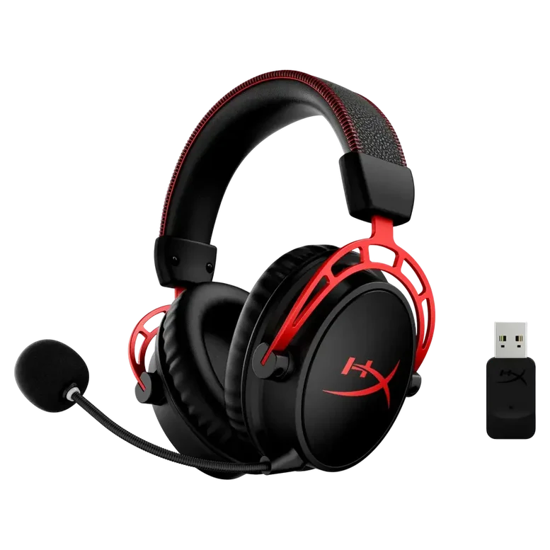 Наушники HyperX Cloud Alpha, Беспроводные, Черный/Красный 5