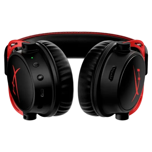 Căști HyperX Cloud Alpha, Fără fir, Negru/Roșu