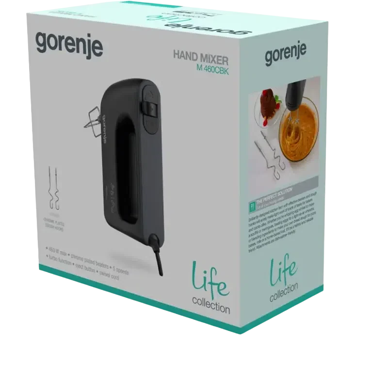 Миксер ручной Gorenje M460CBK, Черный 3