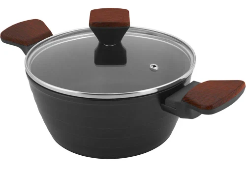 Кастрюля Polaris Albero-24C, 4л, 24см, Чёрный