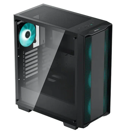 Корпус DEEPCOOL CC560 / w/oPSU / Side-Window / 4x120mm / ATX / Black