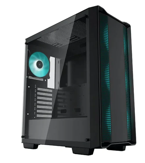 Корпус DEEPCOOL CC560 / w/oPSU / Side-Window / 4x120mm / ATX / Black