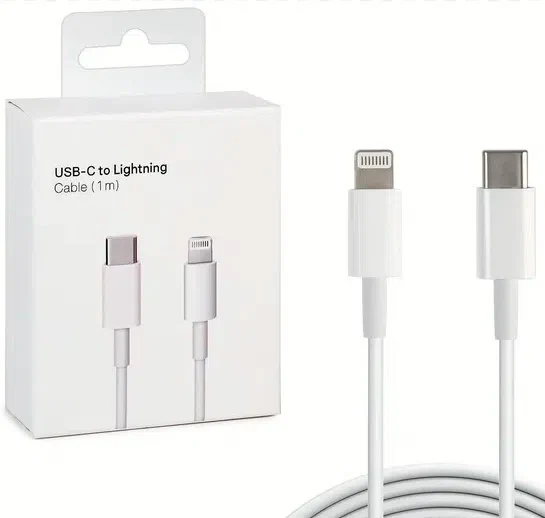 Cablu Apple MQGJ2ZM/A, USB-C to Lightning, 1 m, Alb 5
