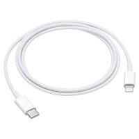 Cablu Apple MQGJ2ZM/A, USB-C to Lightning, 1 m, Alb