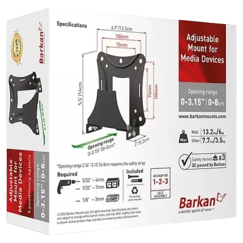 Кронштейн для телевизора BARKAN BM80, Черный 2