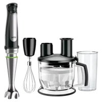 Blender de mână Braun MQ7075X, Negru/Argintiu