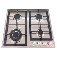 Встраиваемая поверхность газовая Tornado TEXTUR 6041 Iron IX, Silver