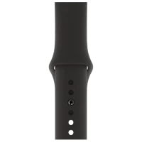 Strap for apple watch band 42-44 mm Silicone Black M/L 4