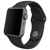 Strap for apple watch band 42-44 mm Silicone Black M/L