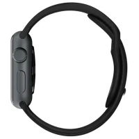 Strap for apple watch band 42-44 mm Silicone Black M/L 3