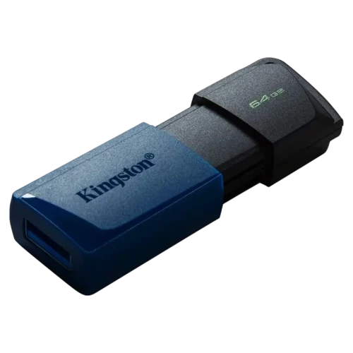 Флеш-накопитель Kingston DataTraveler Exodia M, 64Гб, Черный/Синий