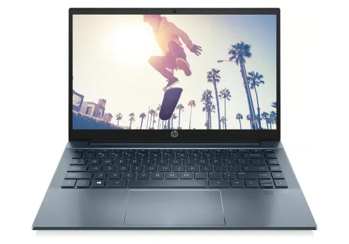 Laptop 14" HP Pavilion 14-ec0008ur, Fog Blue, AMD Ryzen 5 5500U, 8GB/512GB, FreeDOS