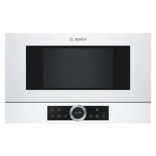 Cuptor cu microunde incorporabil Bosch BFR634GW1, Alb