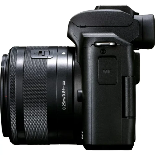 Системный фотоаппарат Canon EOS M50 Mark II + 15-45 f/3.5-6.3 IS STM Black