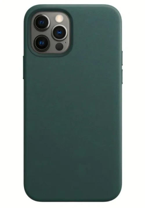 Leather Case for iPhone 11 Dark Green