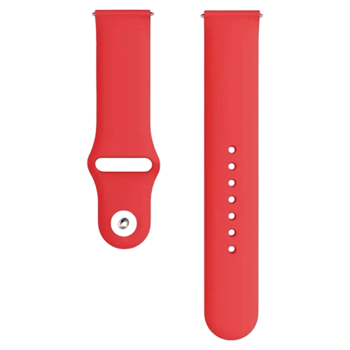 Ремешок силиконовый 22mm Red