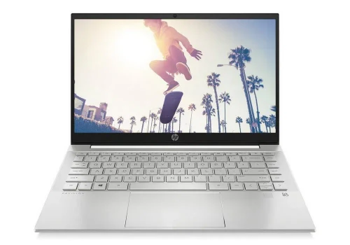 Laptop 14" HP Pavilion 14-ec0039ur, Ceramic White, AMD Ryzen 5 5500U, 8GB/512GB, FreeDOS