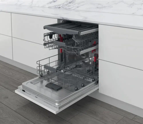 Встраиваемая посудомоечная машина Hotpoint-Ariston WIC 3C34 PFE S, Серебристый