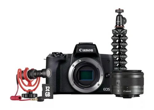 Беззеркальный фотоаппарат Canon EOS M50 Mark II Vlogger Kit, Чёрный