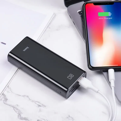 Baterie externă Hoco J45 Elegant shell mobile power bank, Black
