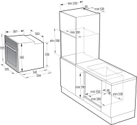 Электрический духовой шкаф Gorenje BO6737E02BG, Black 4