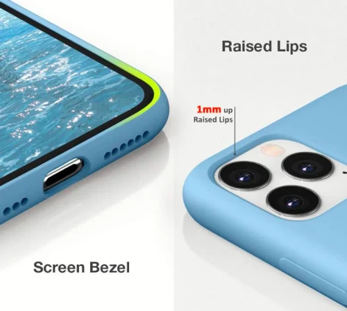 Silicon Case Premium Blue Fog for iPhone 11/11 Pro/11 Pro Max
