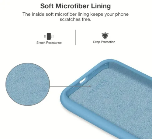 Silicon Case Premium Blue Fog for iPhone 11/11 Pro/11 Pro Max