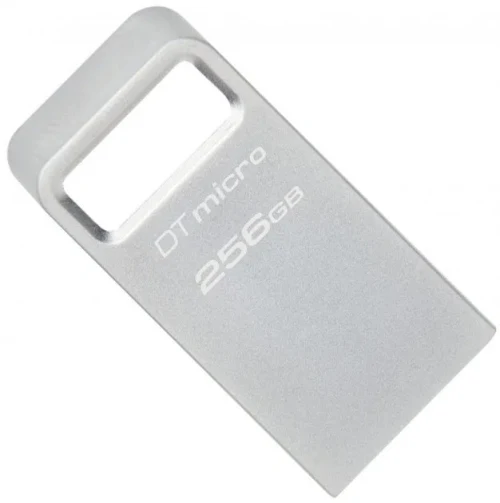 Флеш-накопитель Kingston DataTraveler Micro G2, 256Гб, Серебристый