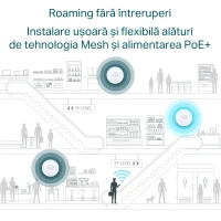 Wi-Fi 6 Dual Band Access Point TP-LINK "EAP653", 2976Mbps, MU-MIMO, Gbit Port, Omada Mesh, PoE+ 6