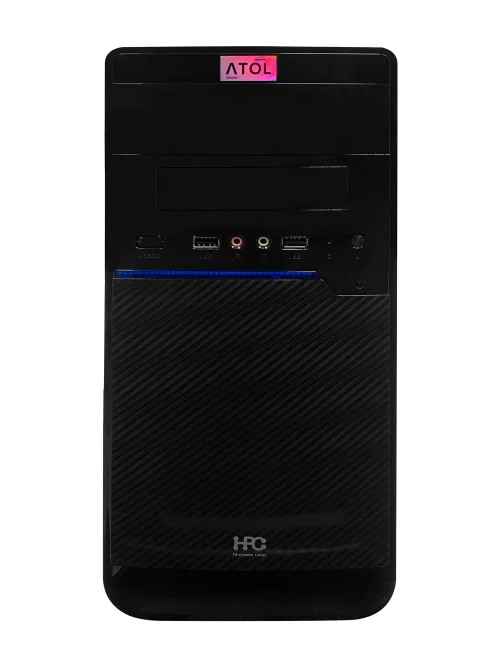 Системный блок ATOL PC1027MP - Home #1 v2, Pentium G6400, 8 ГБ, 256 ГБ SSD, Black