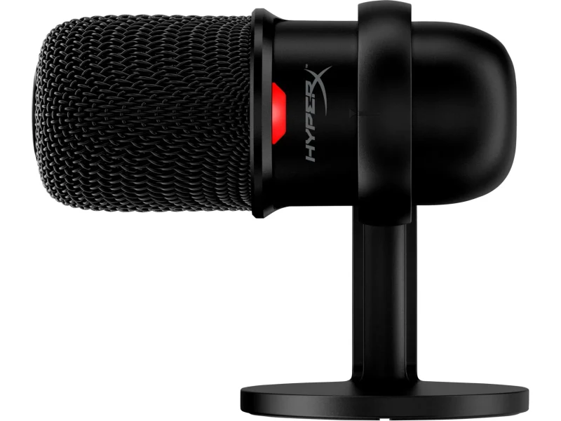 HyperX SoloCast, Black, Microphone for the streaming Tap-to-Mute sensor with LED indicator 2m Black 4