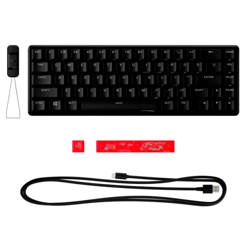 Клавиатура HyperX Alloy Origins 65 TLK, Проводная, Черный