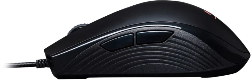 HYPERX Pulsefire Core Gaming Mouse, Black, 400–6200 DPI, 4 DPI presets, Pixart 3327 sensor, RGB Logo 3
