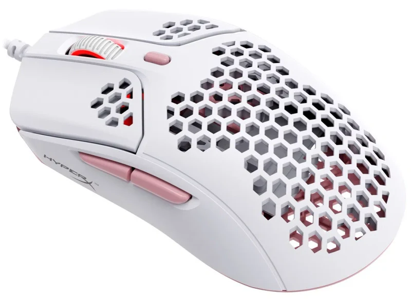 Компьютерная мышь HyperX Pulsefire Haste White/Pink (4P5E4AA) 4