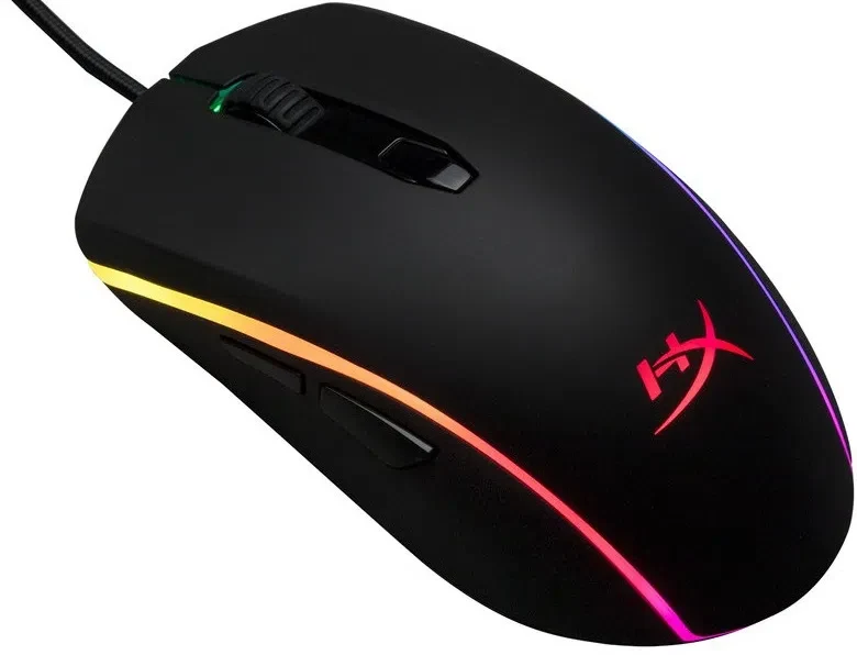 HYPERX Pulsefire SURGE Gaming Mouse, Black dynamic 360° RGB effects 3