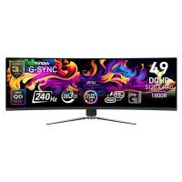 Monitor 49" MSI MPG 491CQPX QD-OLED, 5120 x 1440, 240 Hz, Black