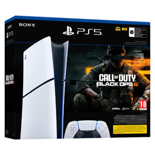 Игровая консоль Sony PlayStation 5 Slim Digital Edition Call of Duty Black Ops 6 Bundle, 1 ТБ SSD, Белый