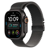 Apple Watch Ultra 4 49 мм Titanium Black, Milanese Loop, M