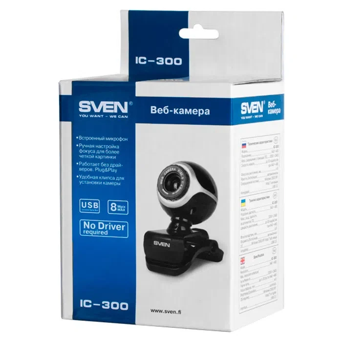 Sven IC-300, Black-Silver 4