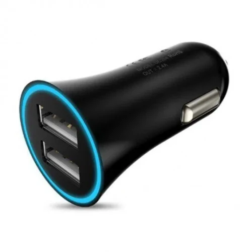 HOCO UC204 car charger with cable Lightning black