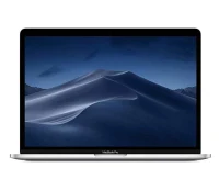 APPLE MacBook Pro 15.4" with Touch Bar (2019) Silver, 15.4" Retina IPS (Intel® Six Core™ i7 2.6-4.5GHz, 16GB RAM, 256GB SSD, AMD Radeon Pro 555X 4GB, 4xTB3, WiFi-AC/BT5.0, 10 hours, 720p Camera, Backlit KB, RUS, macOS Mojave, 1.83kg)