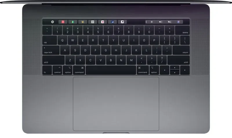 APPLE MacBook Pro 13.3" with Touch Bar (2019) Space Gray, 13.3" Retina IPS (Intel® Quad Core™ i5 2.4-4.1GHz, 8GB RAM, 512GB SSD, Intel Iris Plus Graphics 655, 4xTB3, WiFi-AC/BT5.0, 10 hours, 720p Camera, Backlit KB, RUS, macOS, 1.37kg) 3